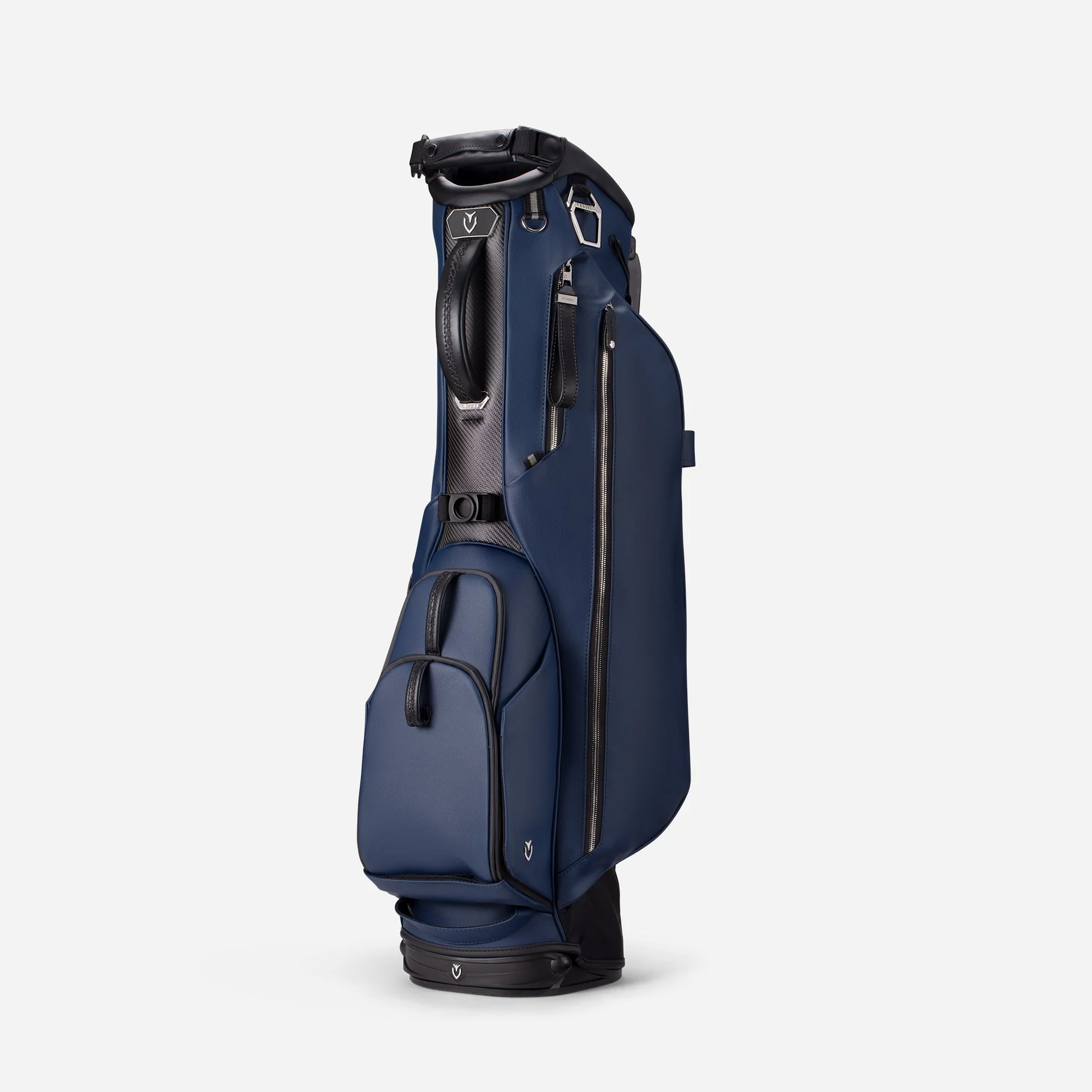 Lux Carbon Stand In Pebbled Navy - Image 2