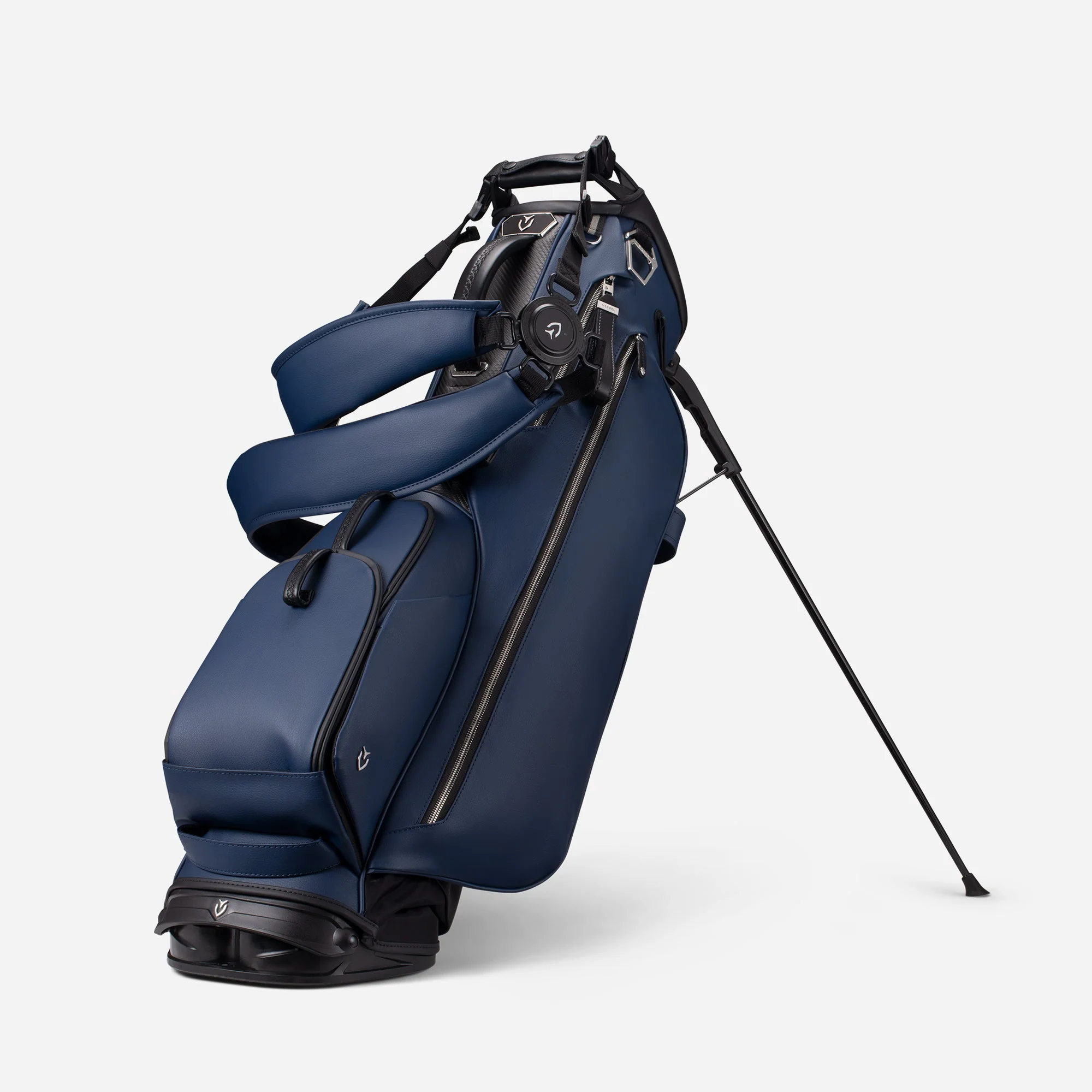 Lux Carbon Stand In Pebbled Navy - Image 4