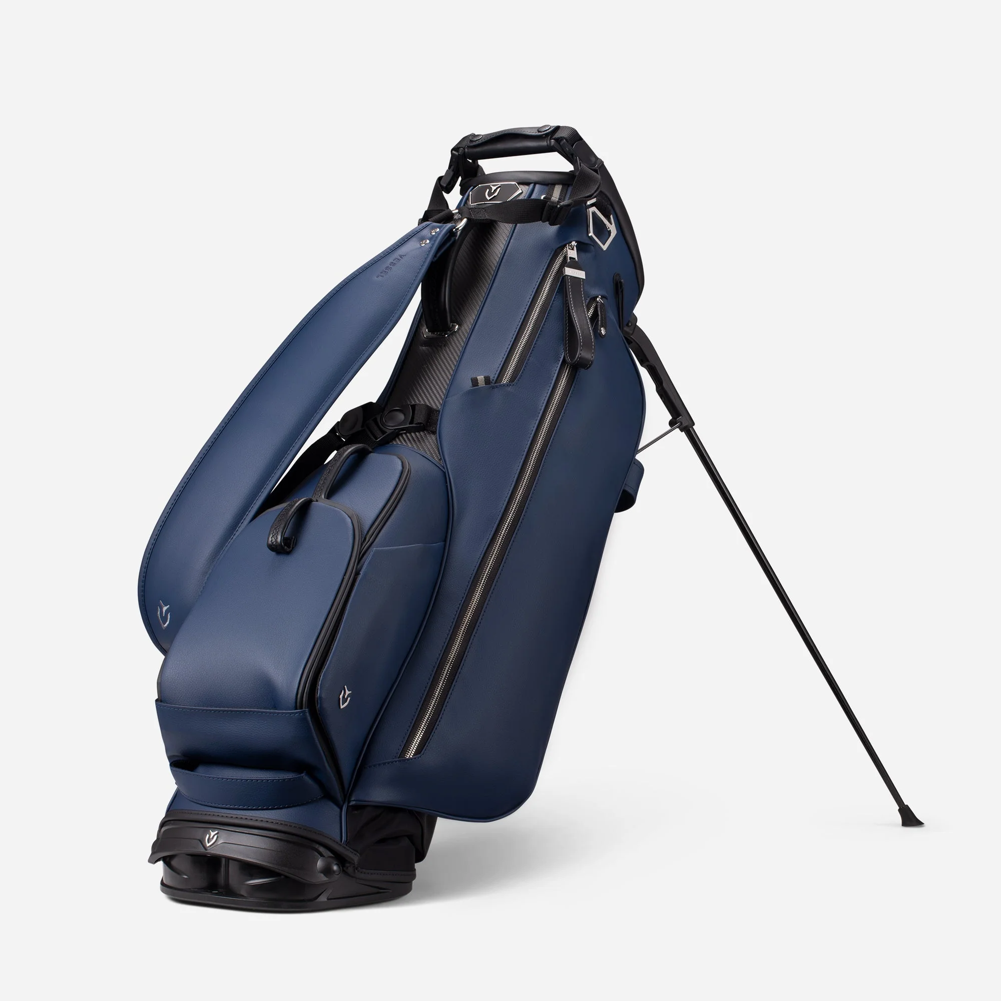 Lux Carbon Stand In Pebbled Navy - Image 5