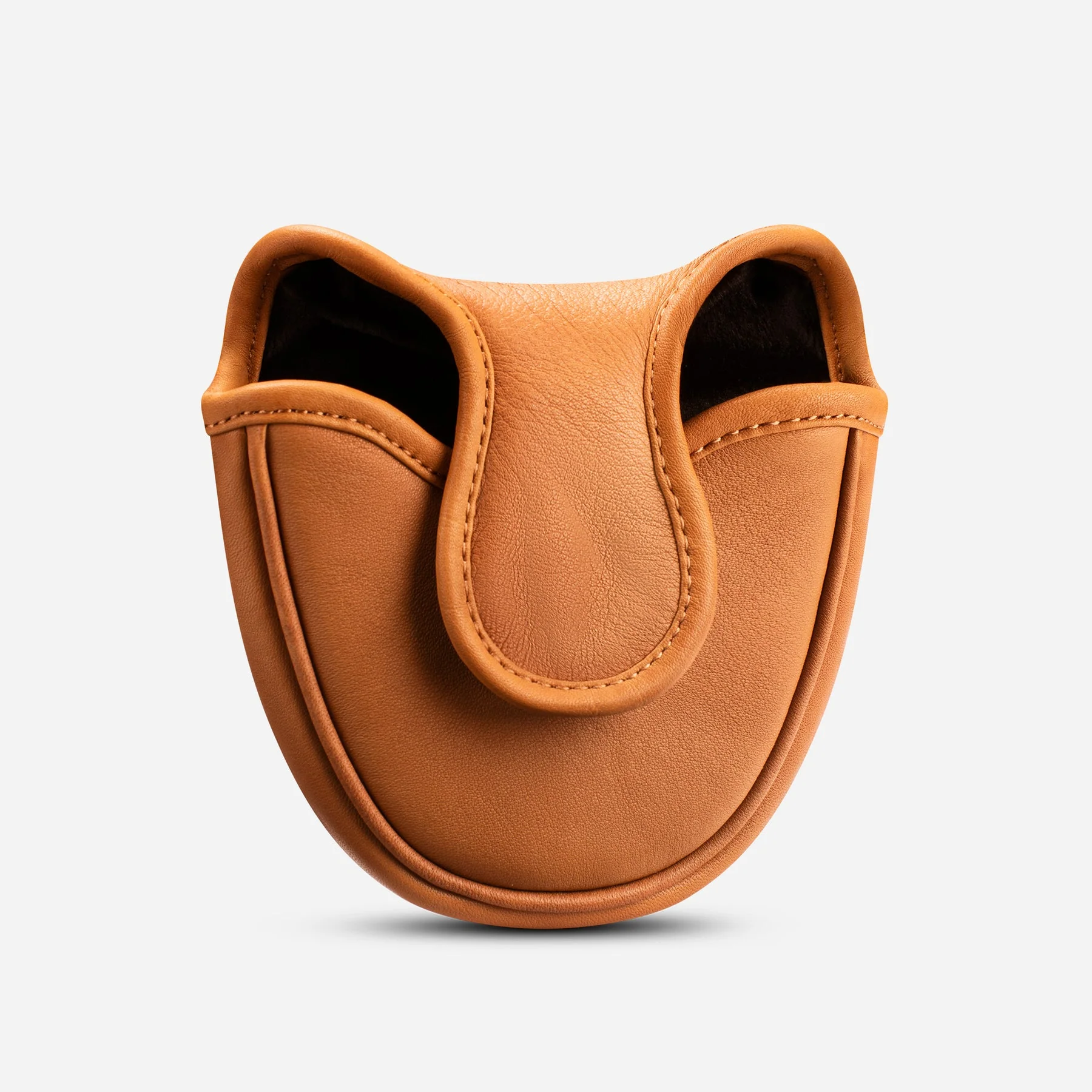 Genuine Leather Mallet Cover in Smooth Brown - Image 2