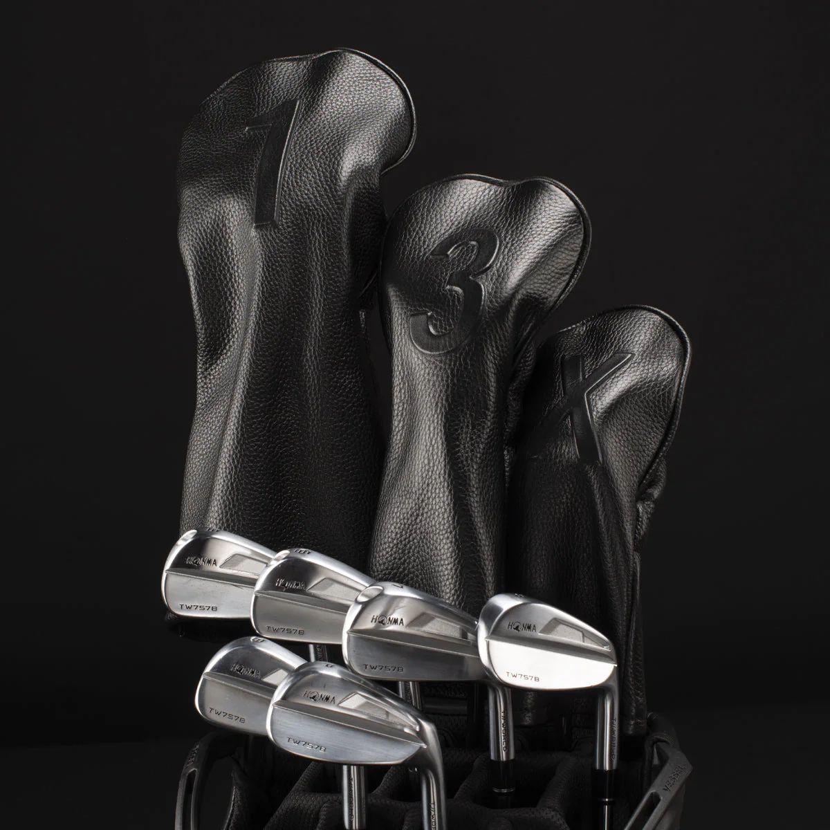 Lux Embossé Headcover in Black - Image 5