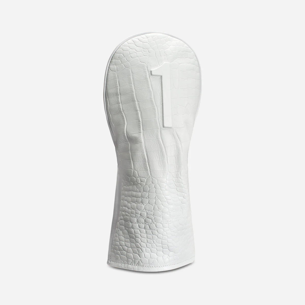Lux Embossé Headcover in Croc White