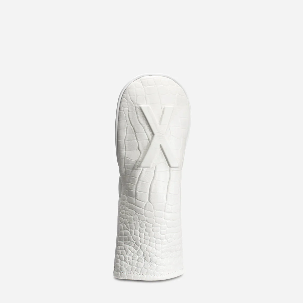 Lux Embossé Headcover in Croc White - Image 11
