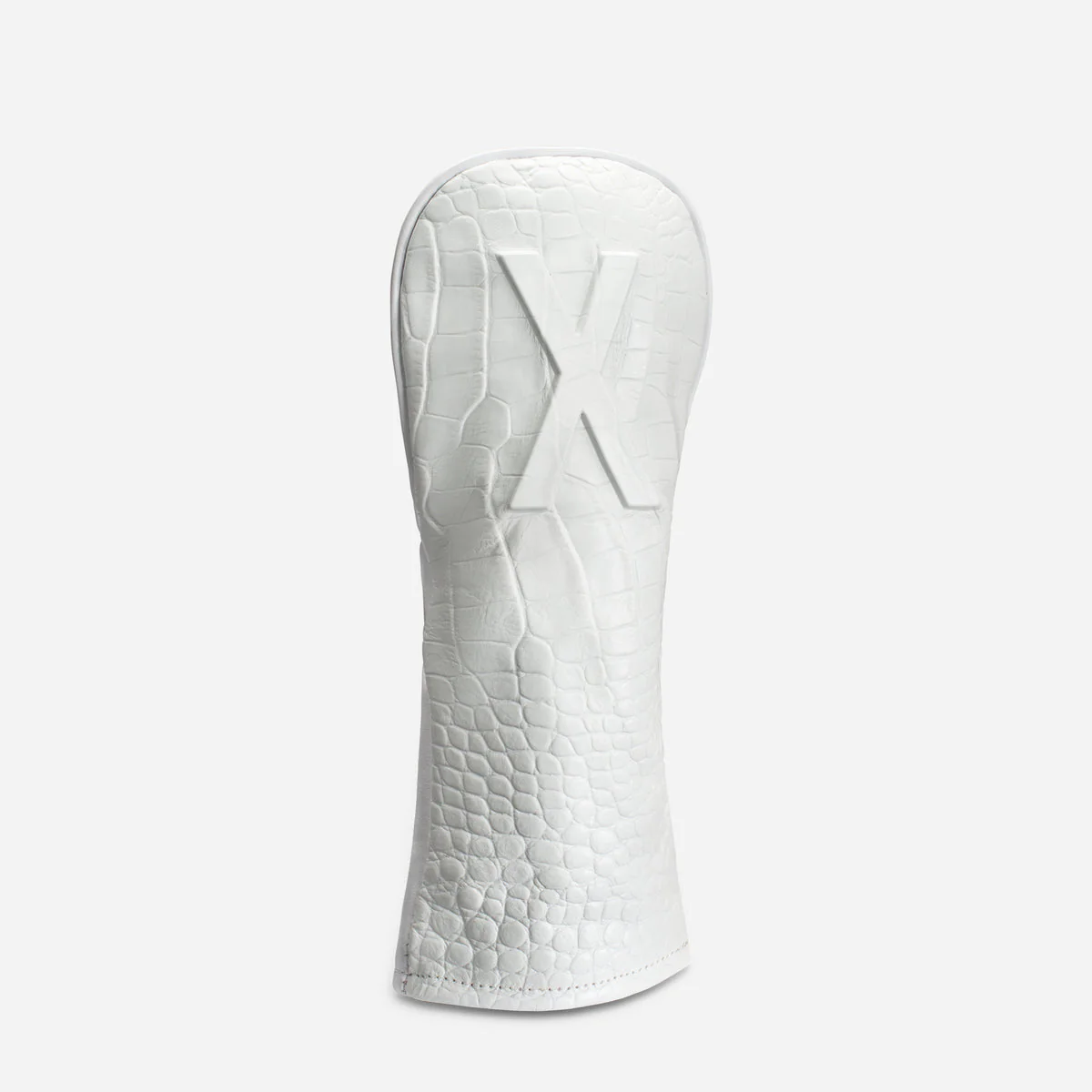 Lux Embossé Headcover in Croc White - Image 7