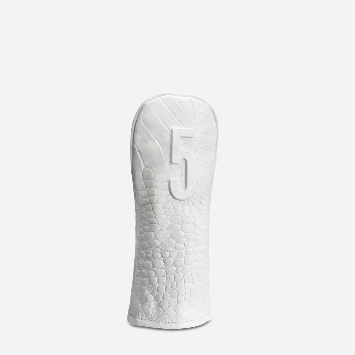 Lux Embossé Headcover in Croc White - Image 9