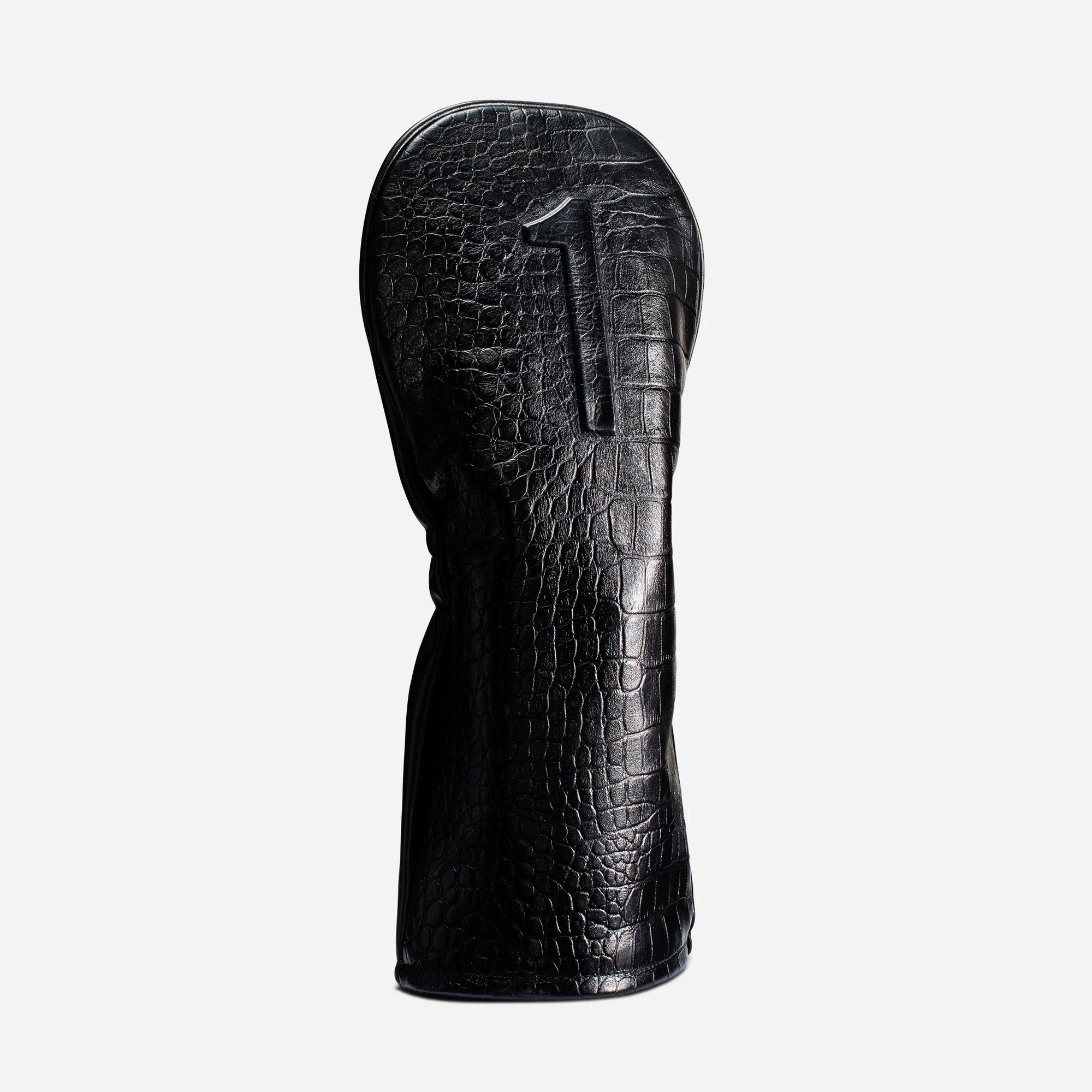 Lux Embossé Headcover in Croc Black