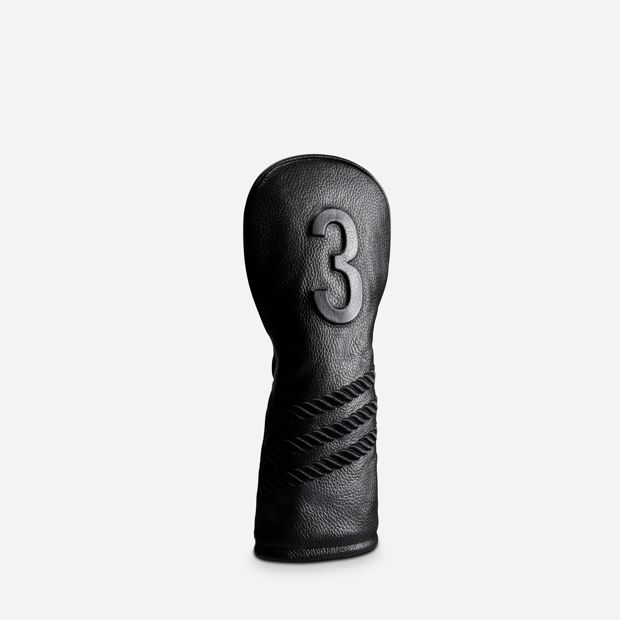 Lux Embossé Headcover in Striped Black - Image 6