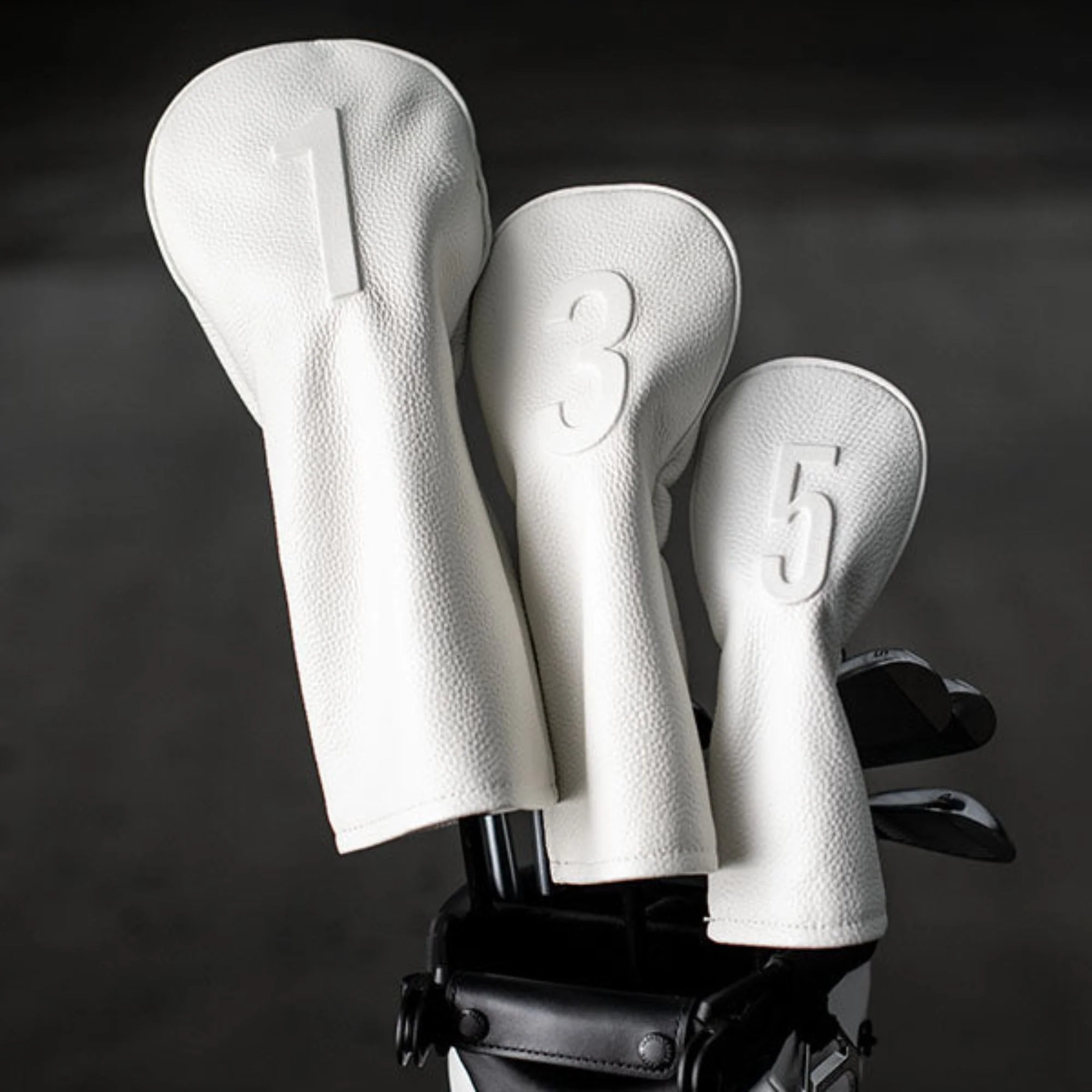 Lux Embossé Headcover in White - Image 13
