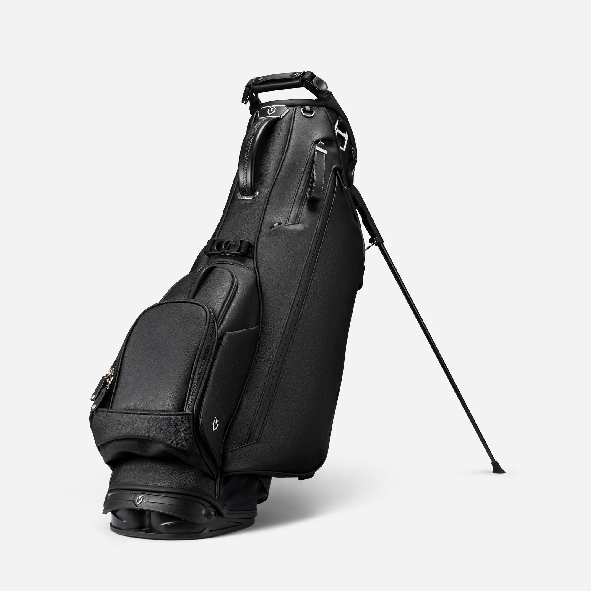 Lux Stand in Crosshatch Black