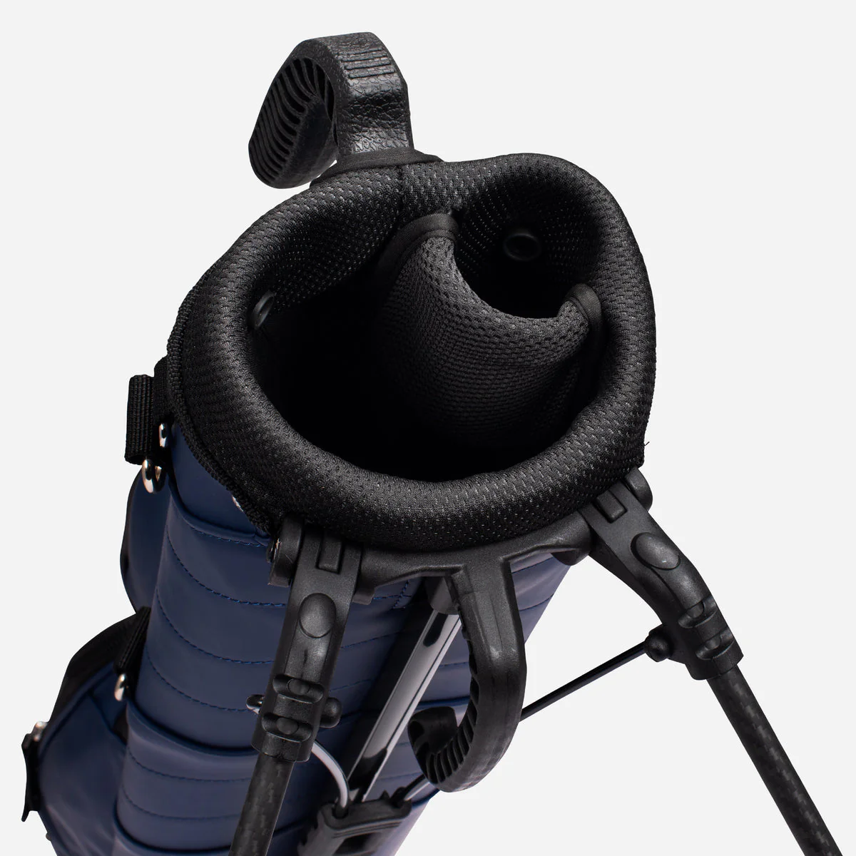 Pencil Stand Bag in Pebbled Navy - Image 6