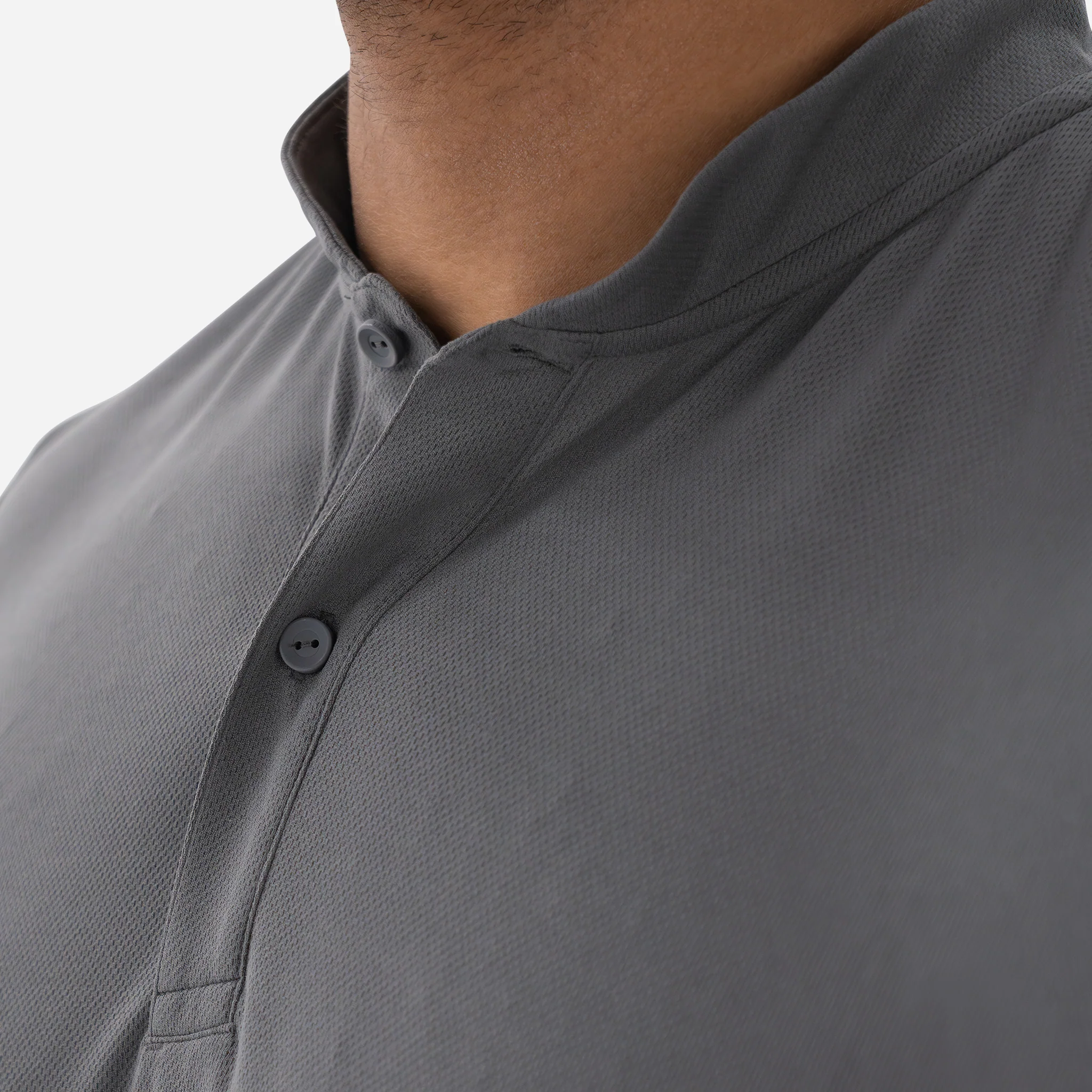 Performance Blade Collar Polo - Charcoal - Image 4