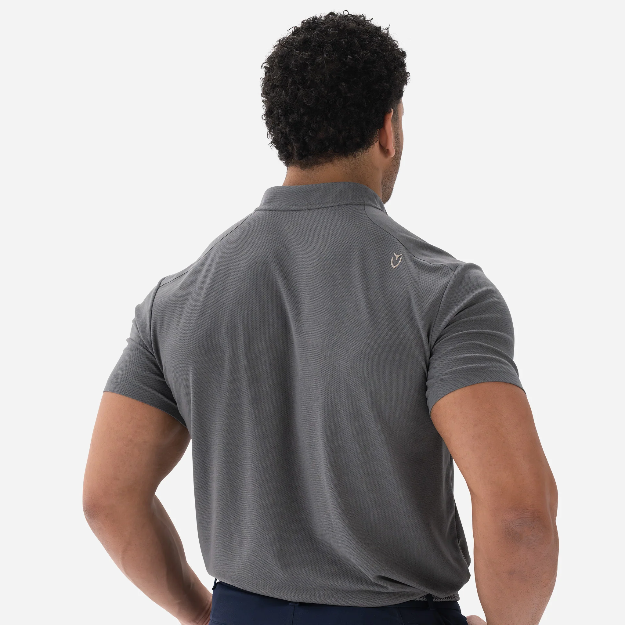 Performance Blade Collar Polo - Charcoal - Image 6