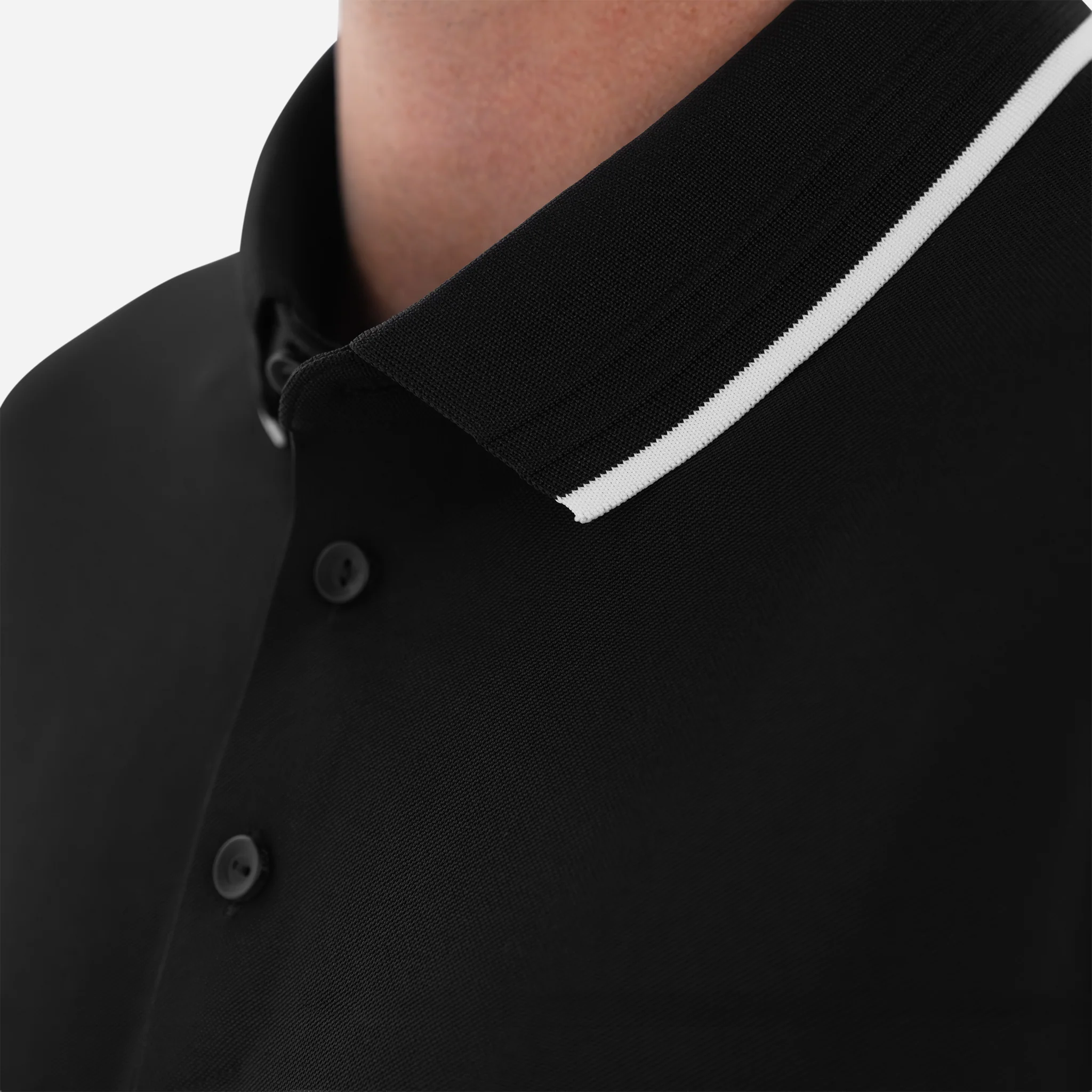 Performance Piqué Polo - Black - Image 5