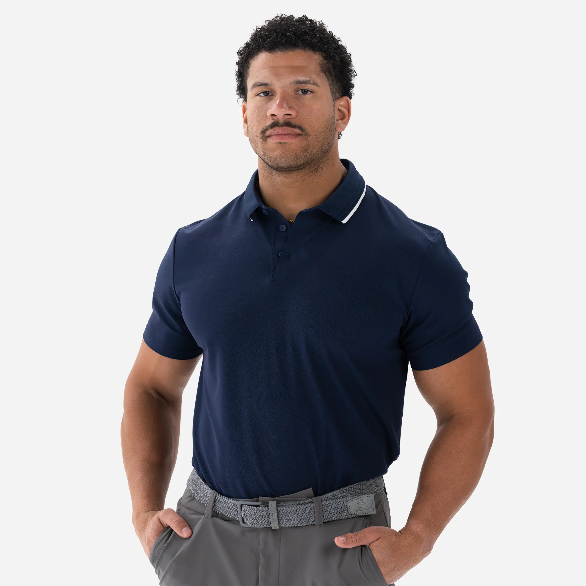 Performance Piqué Polo - Midnight Navy - Image 2
