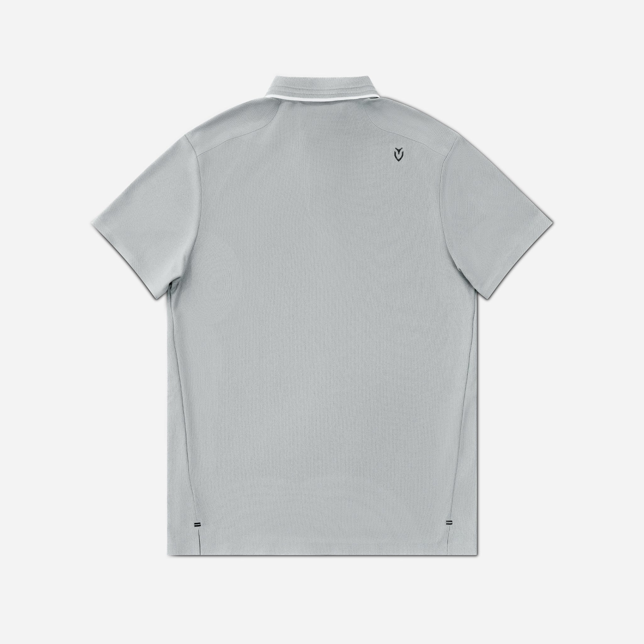 Performance Piqué Polo - Stone Grey - Image 3