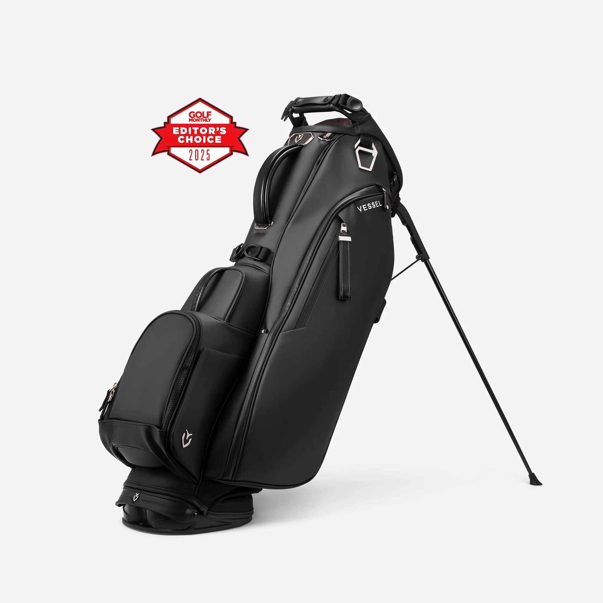 Player V Stand in Pebbled Black