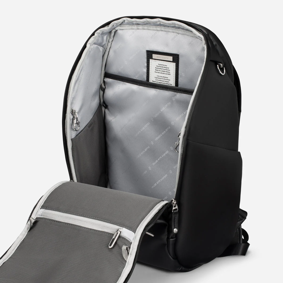 PrimeX 2.0 Backpack in Pebbled Black - Image 5