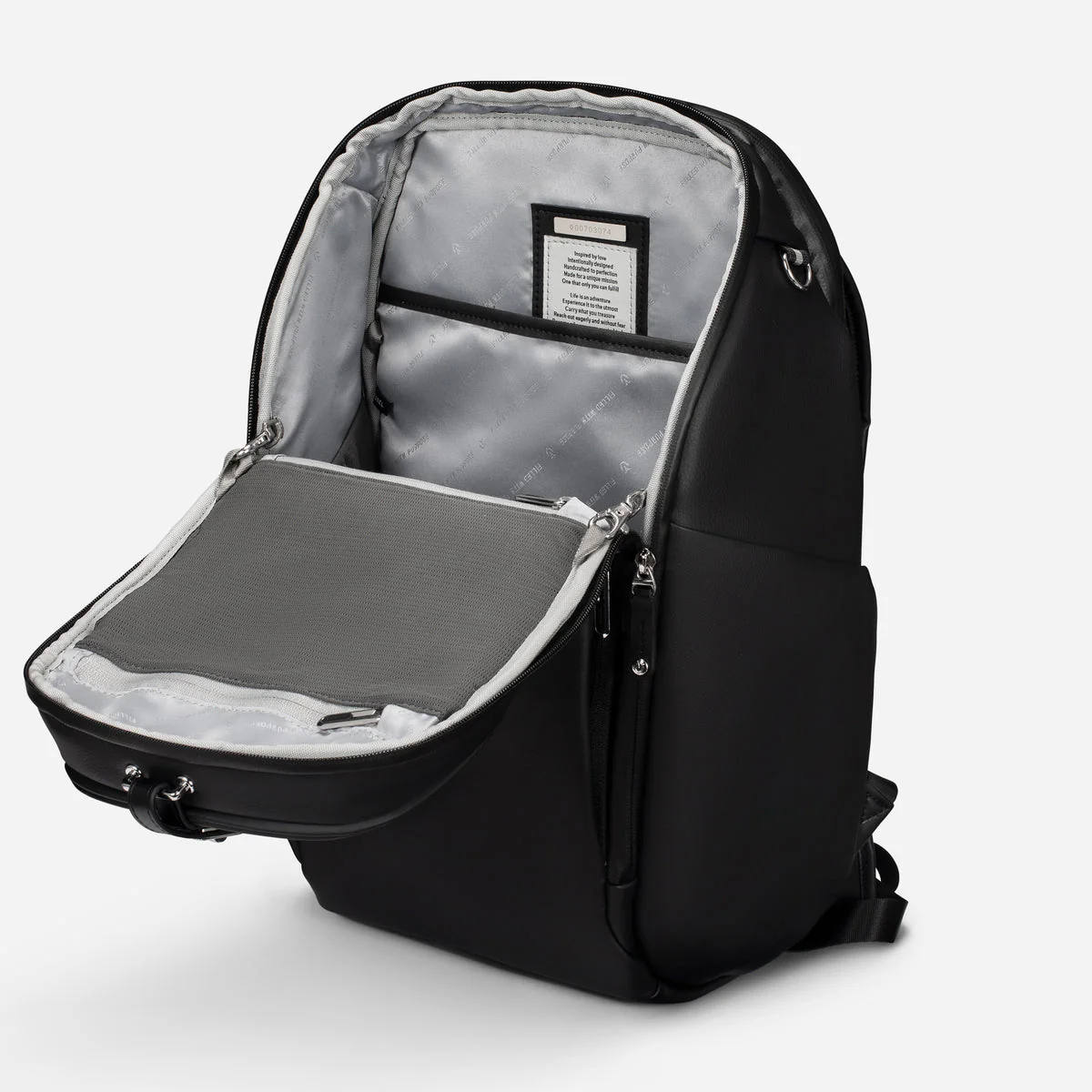 PrimeX 2.0 Backpack in Pebbled Black - Image 6