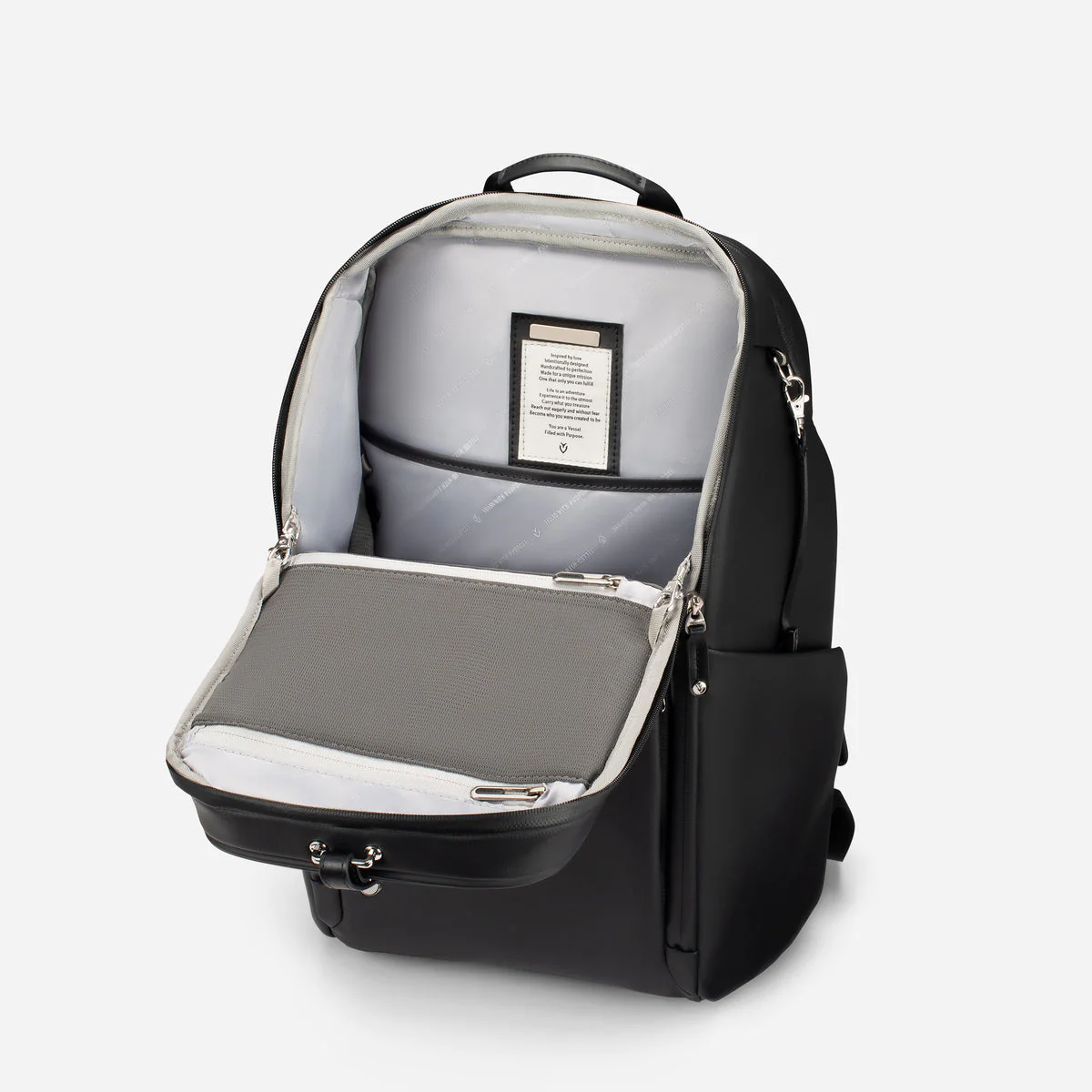 PrimeX 2.0 Plus Backpack in Pebbled Black - Image 6