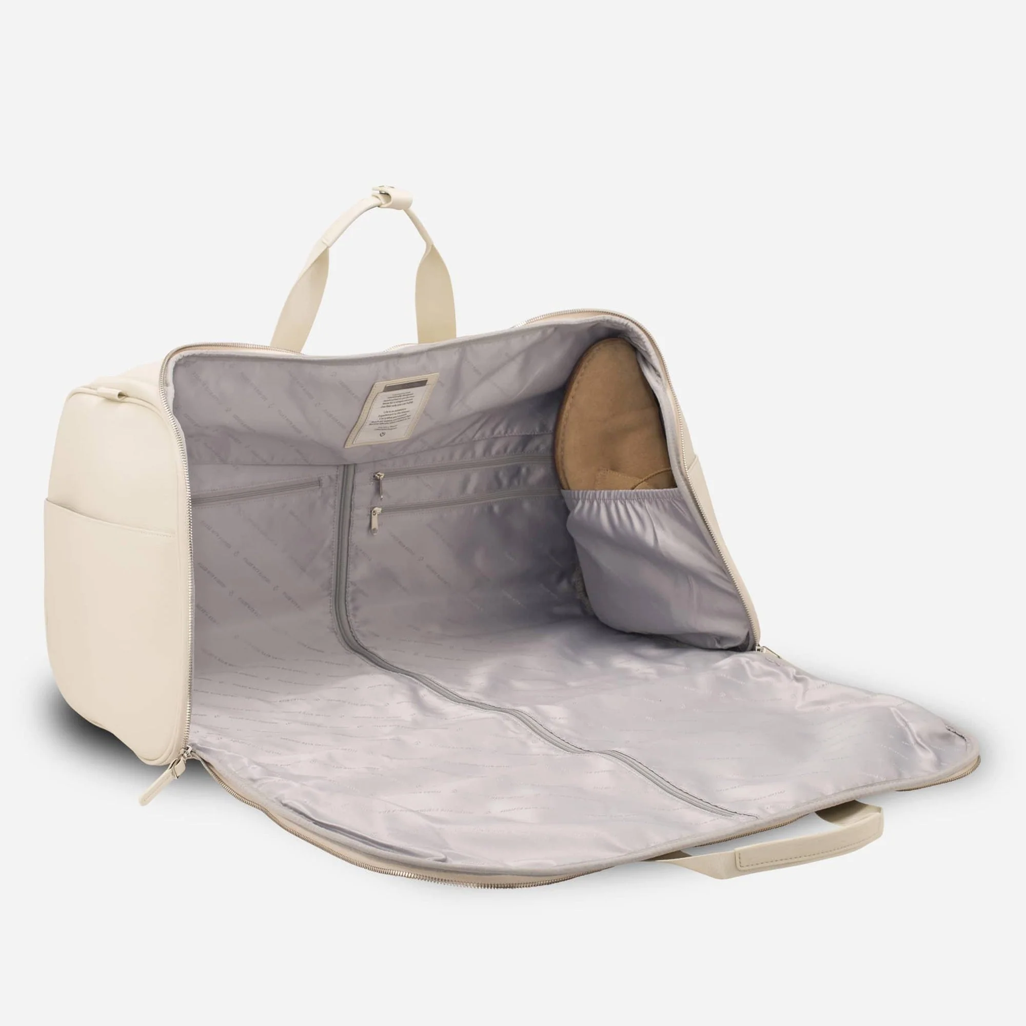 Signature Garment Duffel in Pebbled Black - Image 18