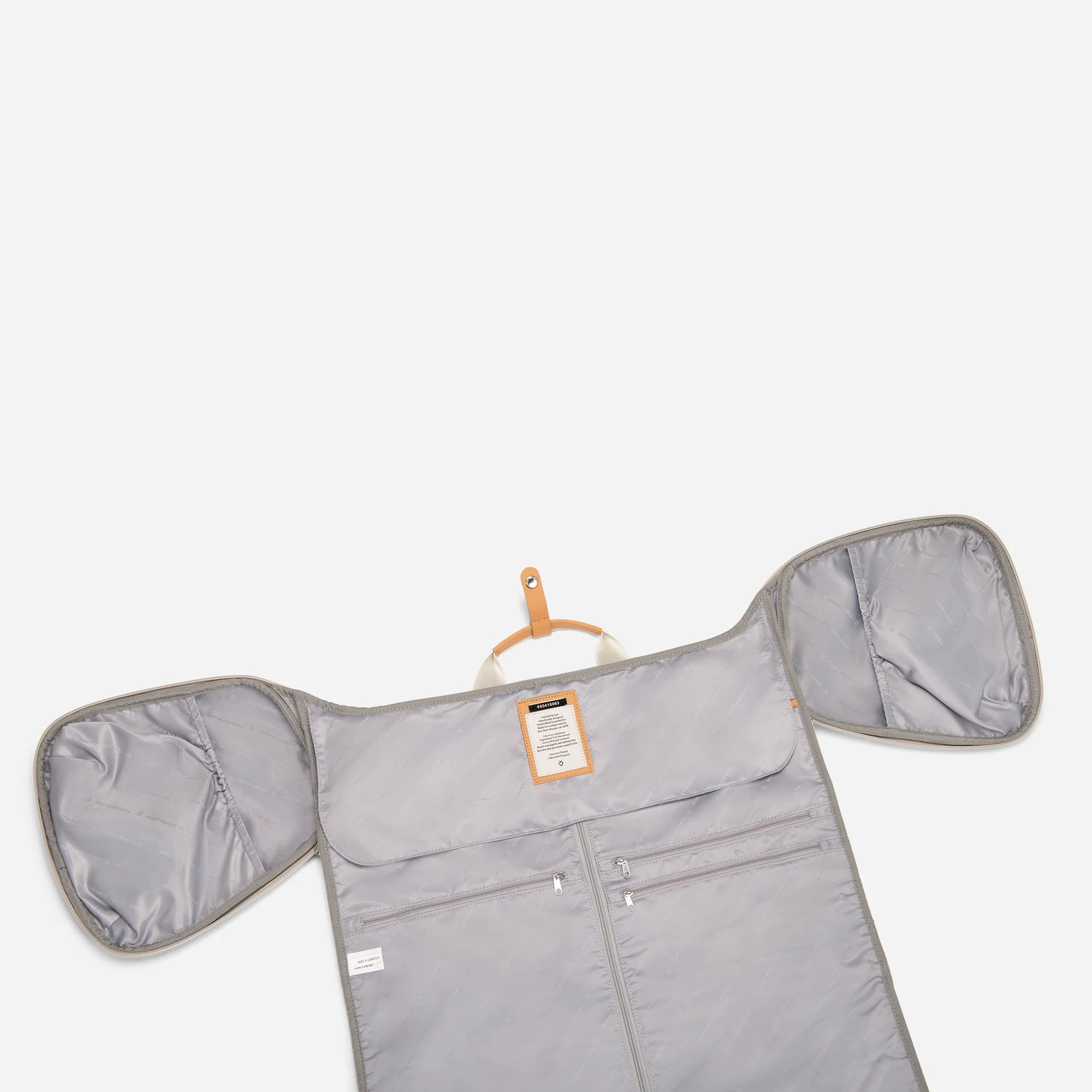 Signature Garment Duffel in Pebbled Black - Image 25