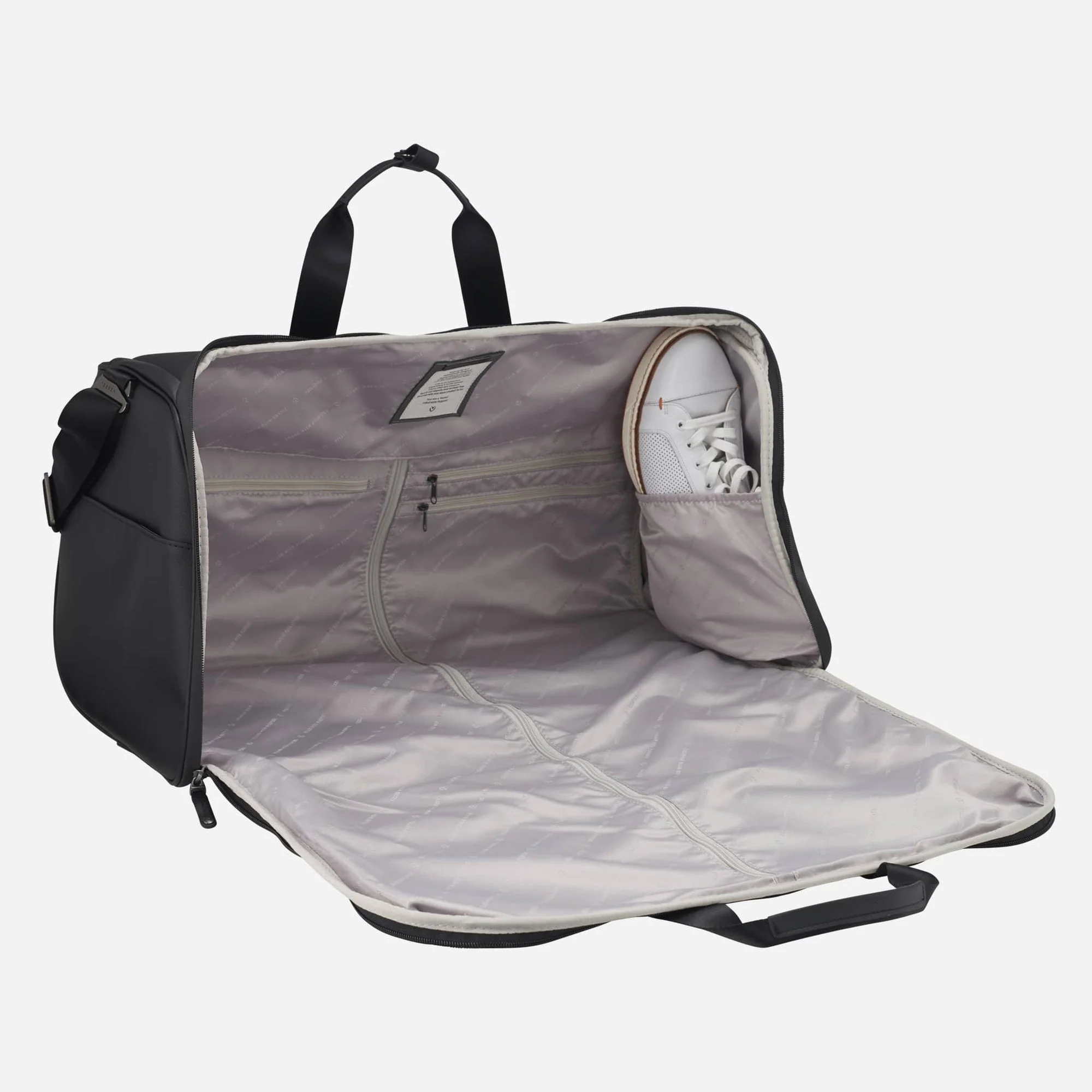 Signature Garment Duffel in Pebbled Black - Image 3