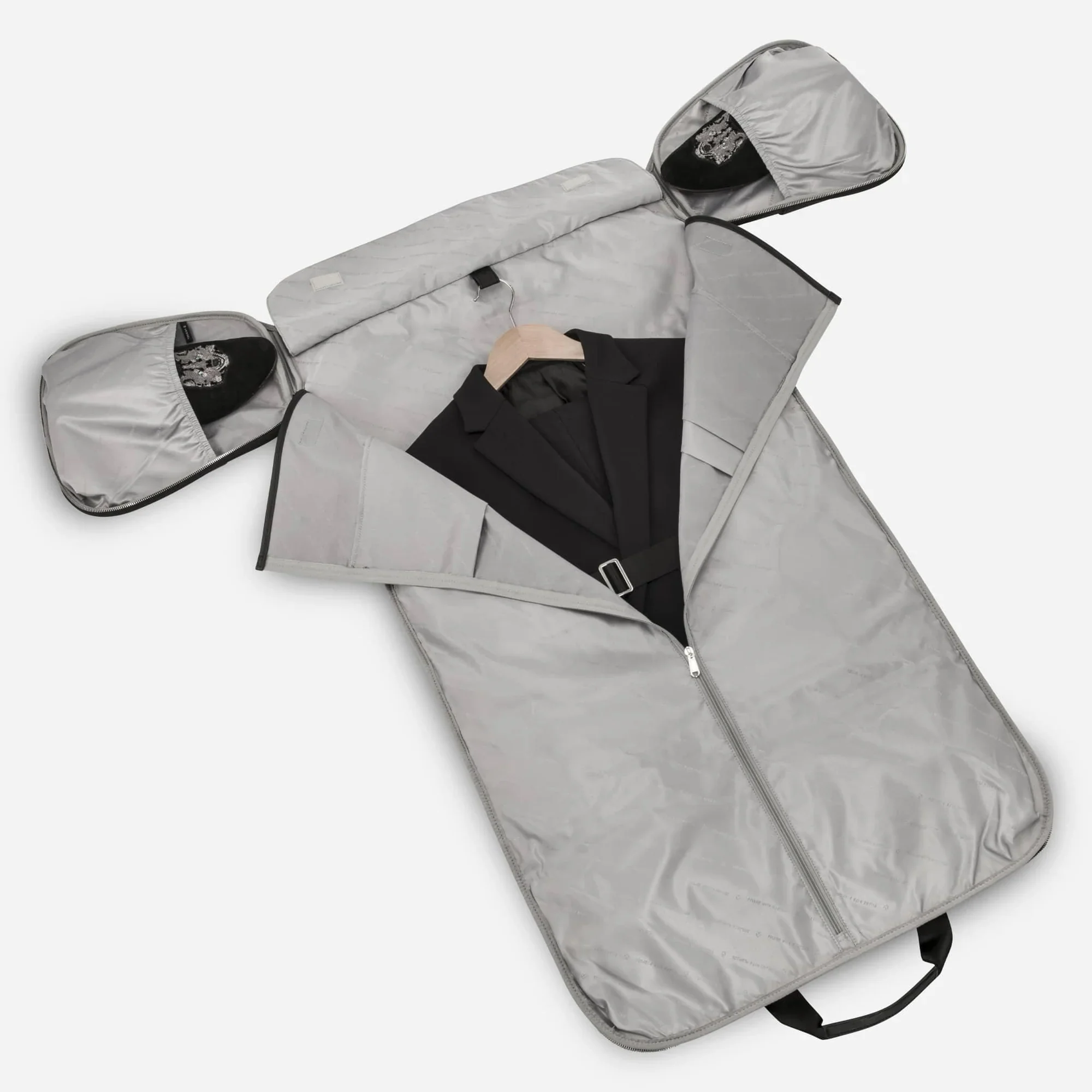 Signature Garment Duffel in Pebbled Black - Image 4