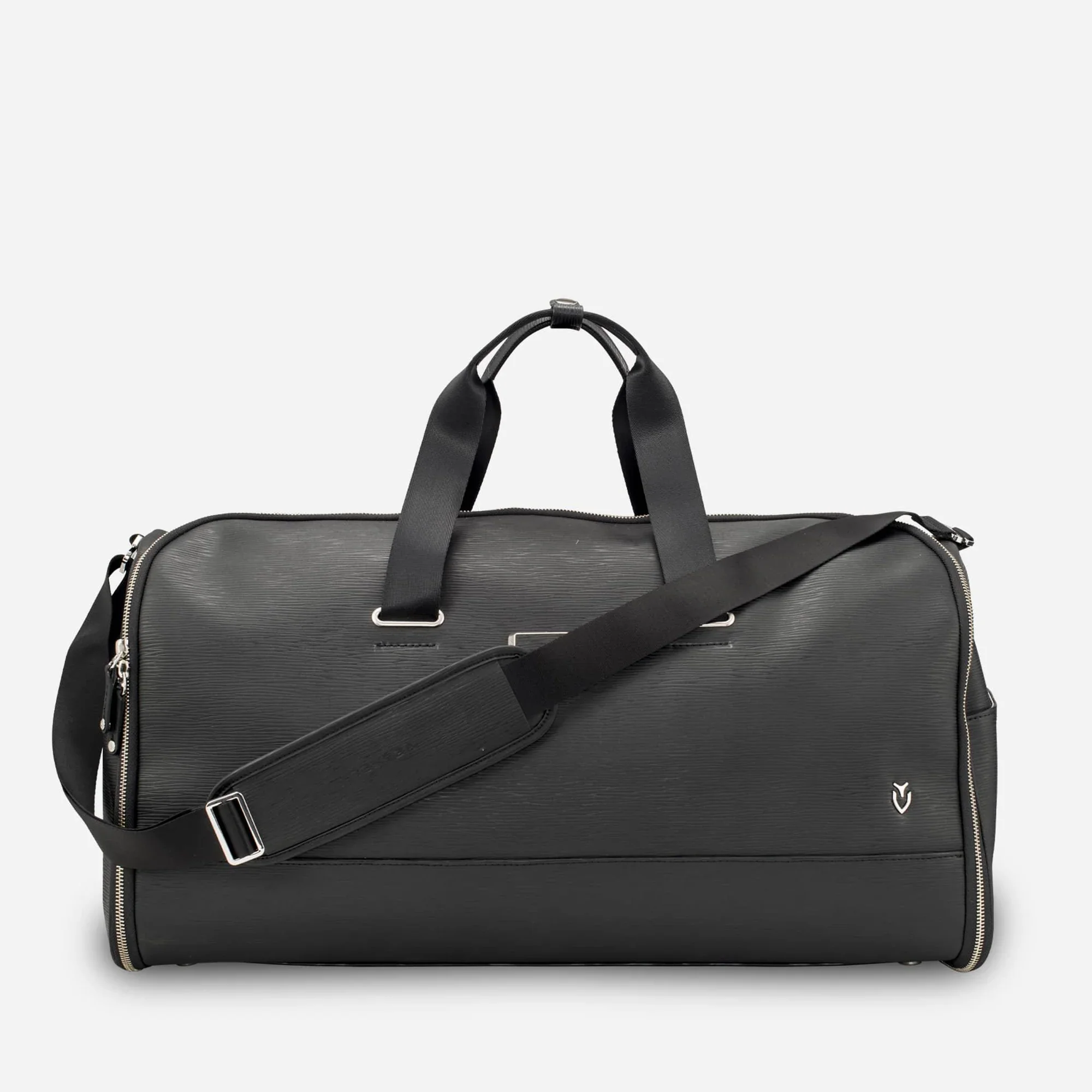Signature Garment Duffel in Pebbled Black - Image 5