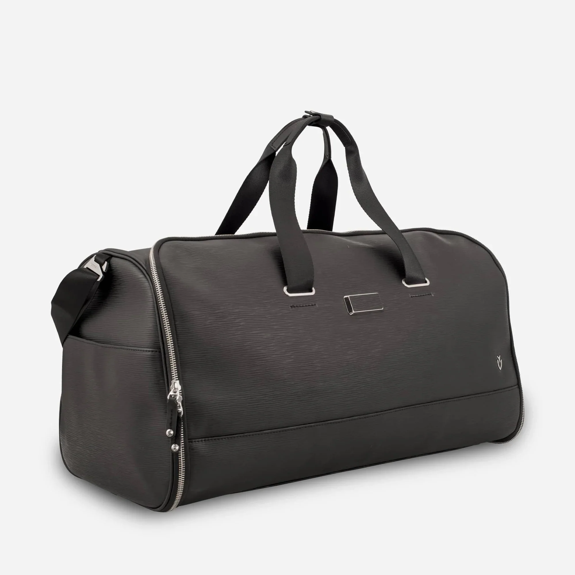 Signature Garment Duffel in Pebbled Black - Image 6