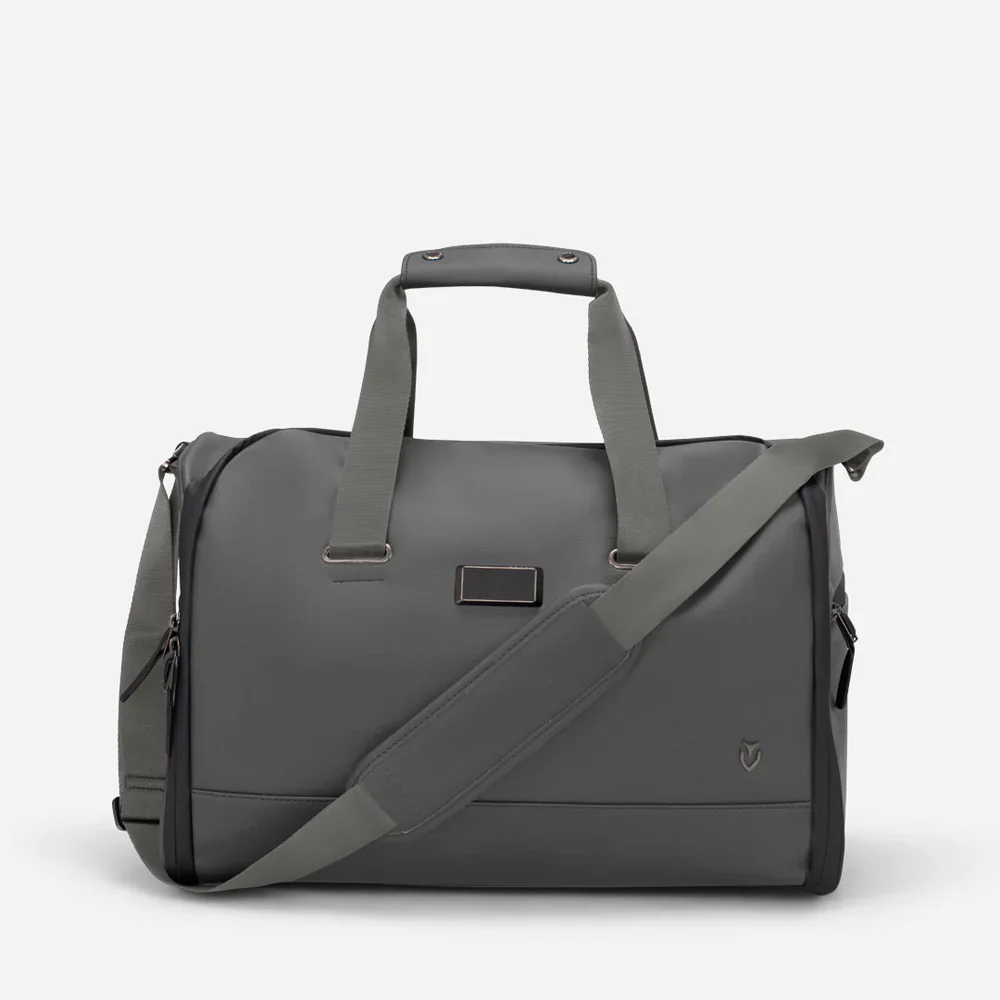 Signature Weekender in Pebbled Grey