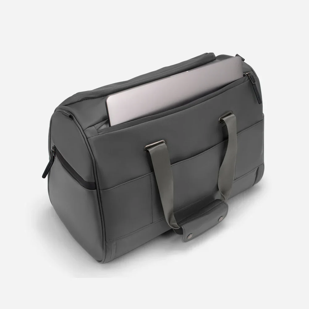 Signature Weekender in Pebbled Grey - Image 2