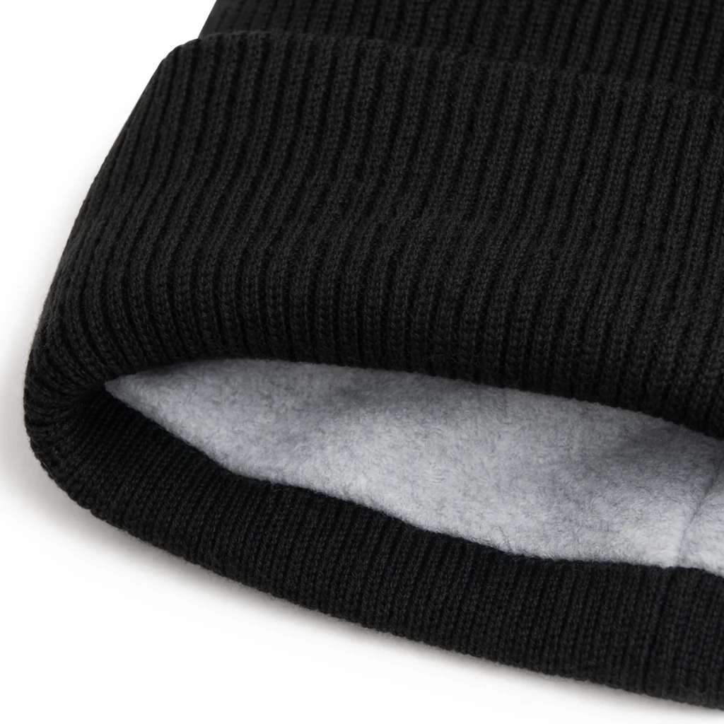 Vessel Bobble Hat in Black - Image 4